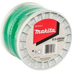Makita 197475-3 Mähfaden 2mm x 280 m grün