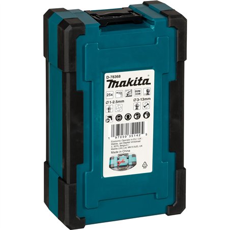 Makita D-78368 set punte per metallo HSS-GS 25 pz.