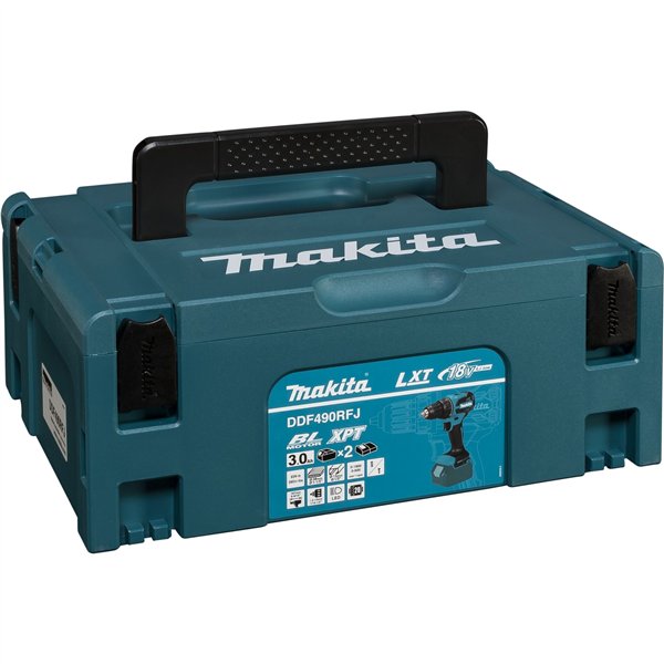 Makita  DDF490RFJ trapano avvitatore a batt. 18V