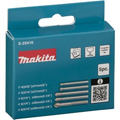 Makita  E-25410 Glas-/Fliesenbohrer-Set 5-tlg.