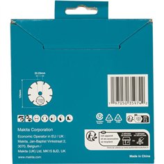 Makita  D-80086 Diamantscheibe 125x22,23 DIAMAK 2