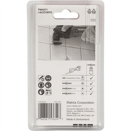 Makita  B-65040 HM-Segmentsägeblatt 65 TMA071