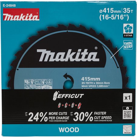 Makita  E-24848 EFFICUT lama sega 415x2,3x30mm