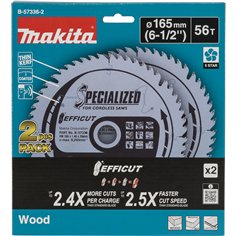 Makita  B-57336-2 EFFICUT Lama segh.dir.165x20x56Z