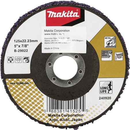 Makita disco di pulizia LL 125mm