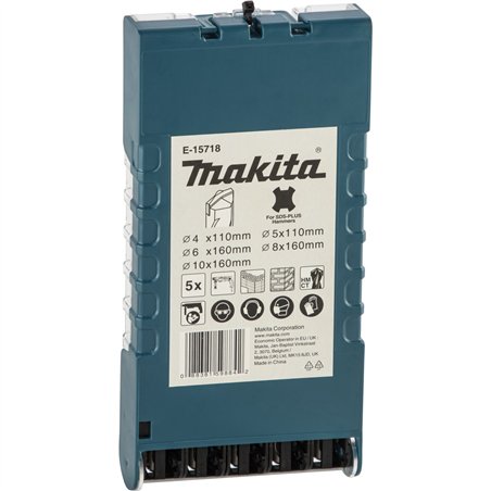 Makita E-15718 SDS-Plus Betonbohrer-Set 5-tlg.