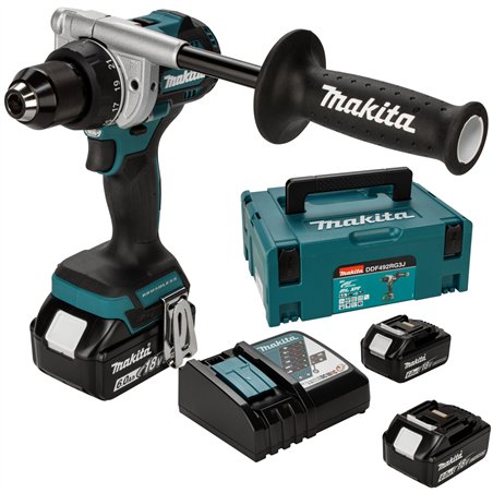 Makita DDF492RG3J Akku-Bohrschrauber