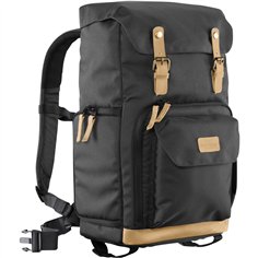 Mantona zaino fotografico Luis retrò nero