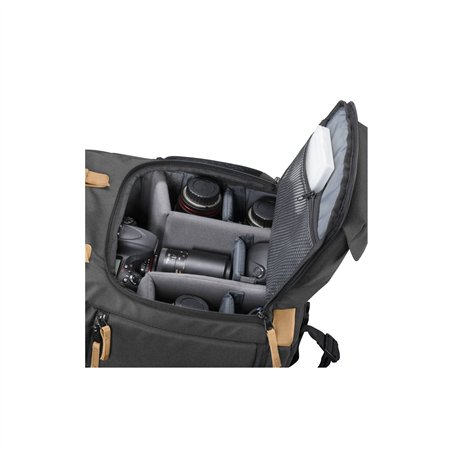 Mantona zaino fotografico Luis retrò nero