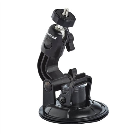 Mantona supporto a ventosa XL 1/4 pollici + GoPro Mount