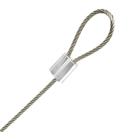 Mantona Safety Line Set Stainless Steel 40cm + 100cm