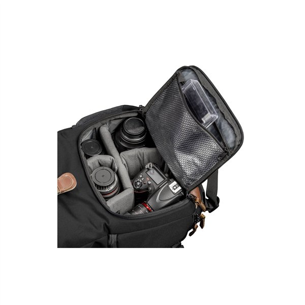 Mantona zaino fotografico Luis junior nero retrò