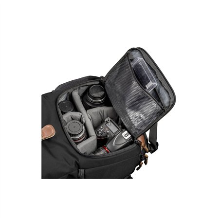 Mantona zaino fotografico Luis junior nero retrò