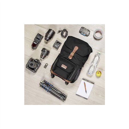 Mantona zaino fotografico Luis junior nero retrò