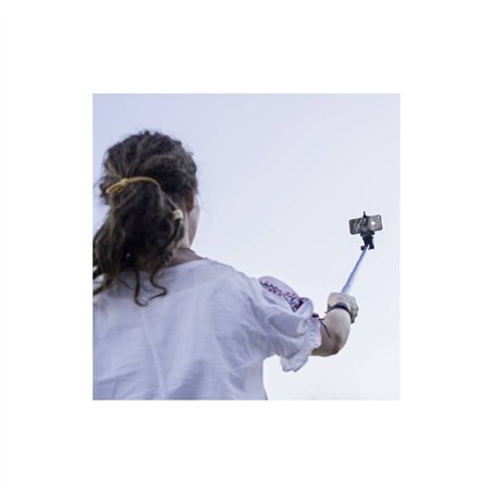 Mantona asta per selfie nero per GoPro