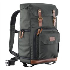 Mantona zaino fotografico Luis retrò verde