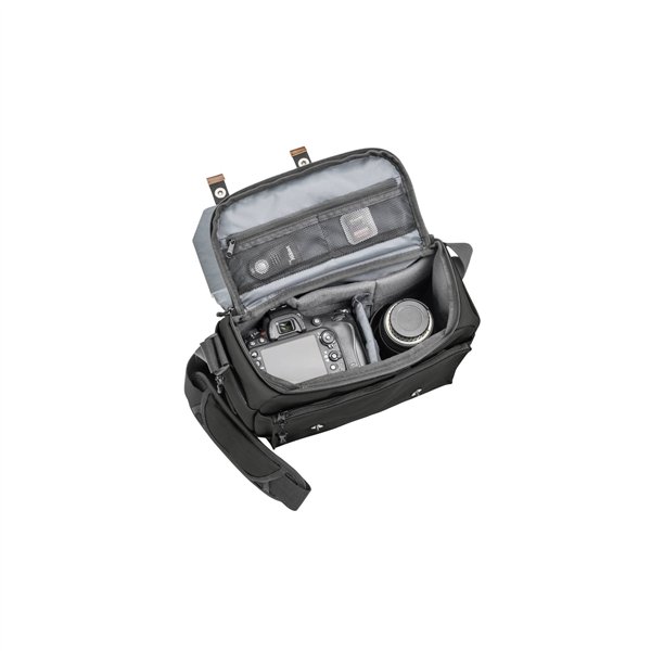 Mantona borsa fotografica Milano grande nero