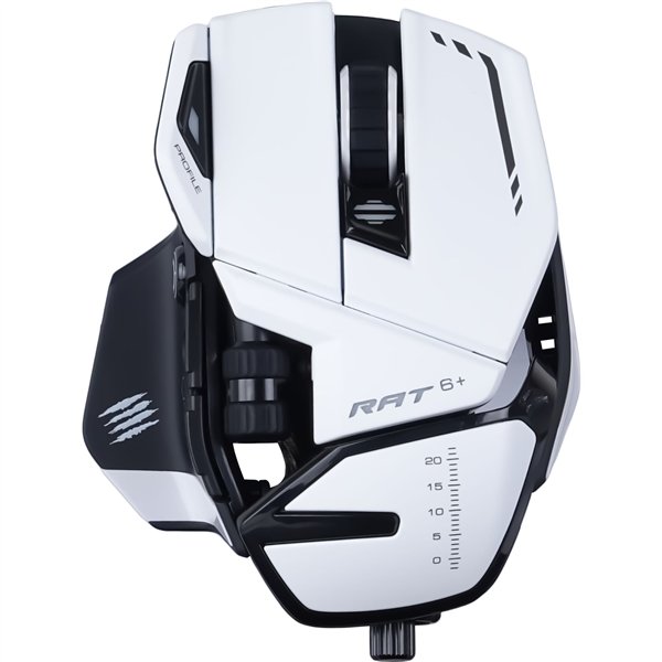 MadCatz R.A.T. 6+ bianco Optical Gaming Mouse