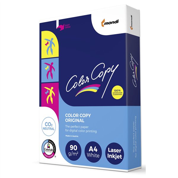 Color Copy Millbrand A 4, 90 g 500 fogli bianco, satinato