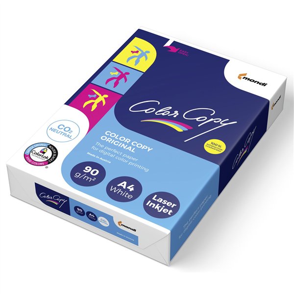 Color Copy Millbrand A 4, 90 g 500 fogli bianco, satinato