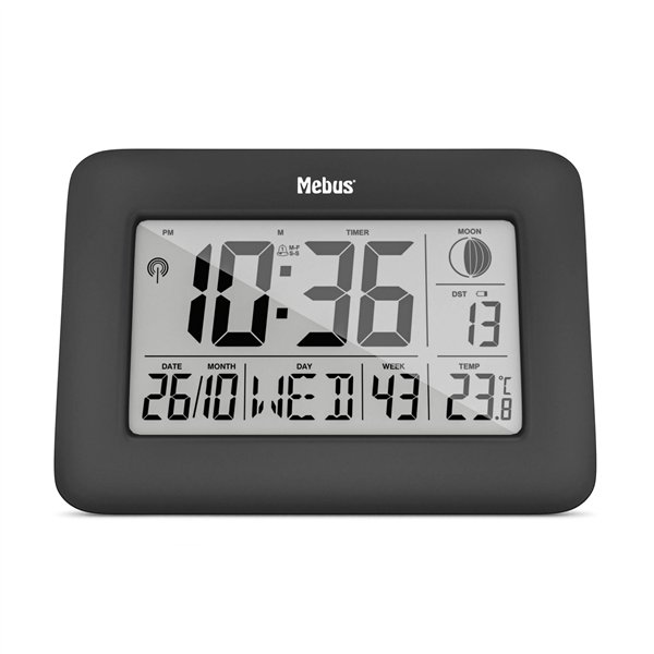 Mebus 46732 orologio a muro radiocontrollato digitale