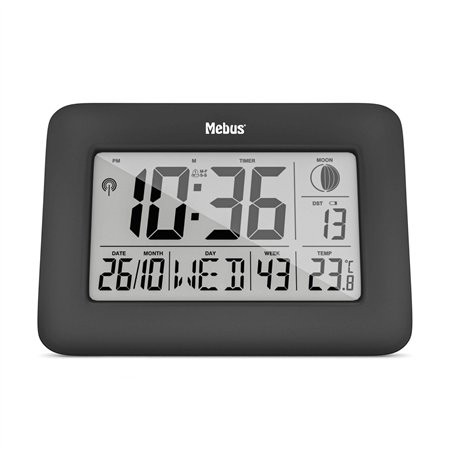 Mebus 46732 orologio a muro radiocontrollato digitale