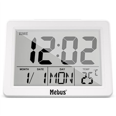 Mebus 25738 sveglia al quarzo, digitale