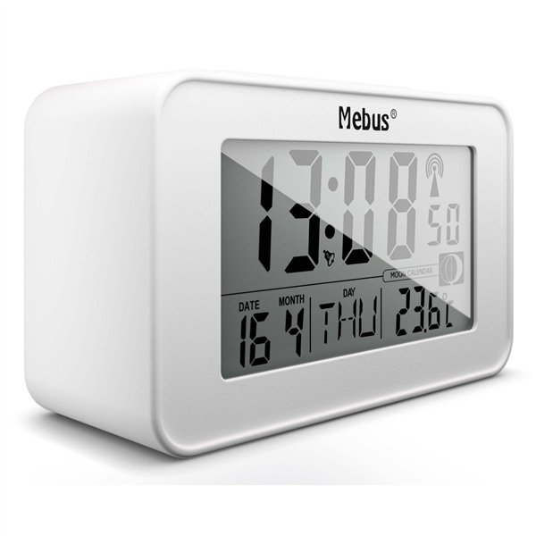 Mebus 51461 sveglia radiocontroll., digitale