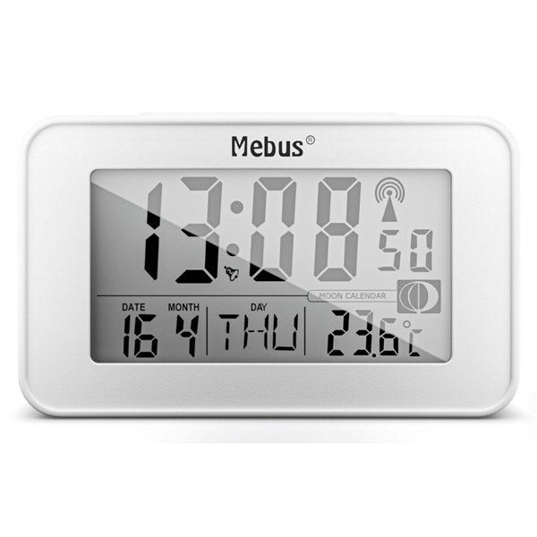 Mebus 51461 sveglia radiocontroll., digitale