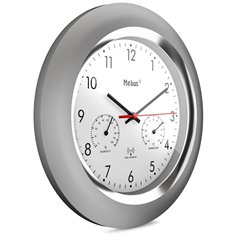 Mebus 19454 orologio da parete radiocontr. con termom. e igrom. 2