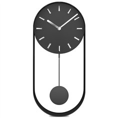 Mebus 12931                 nero orologio a pendolo al quarzo