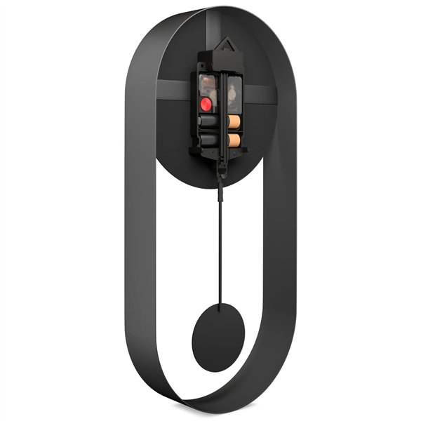 Mebus 12931                 nero orologio a pendolo al quarzo