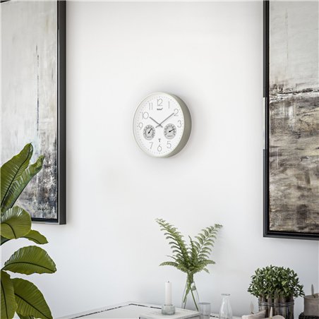 Mebus 12989 orologio da parete radiocontr. con termo-igrometro