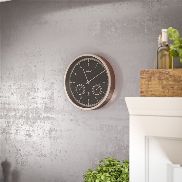 Mebus 19778 orologio da parete radiocontr. con termo-igrometro