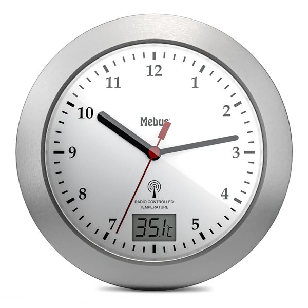 Mebus 41124 orologio da bagno radiocontroll.