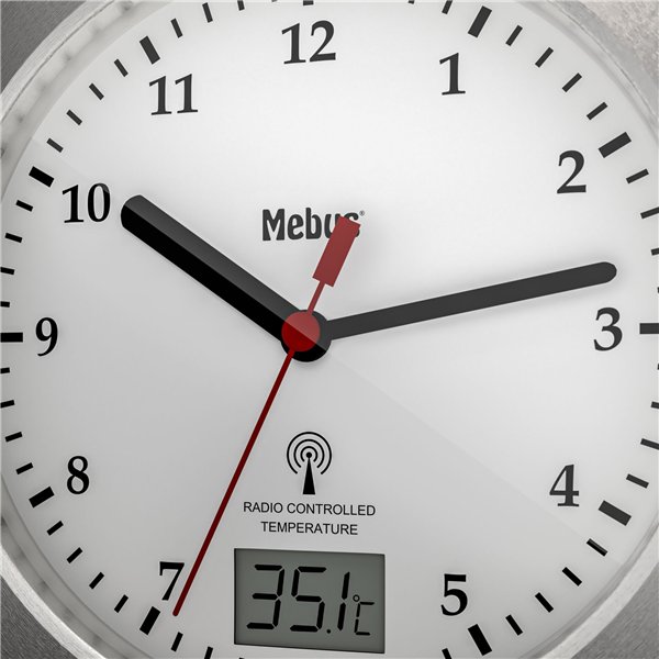 Mebus 41124 orologio da bagno radiocontroll.