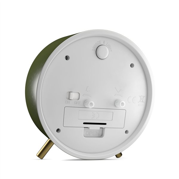 Mebus 56972 verde oliva/oro Sveglia al quarzo