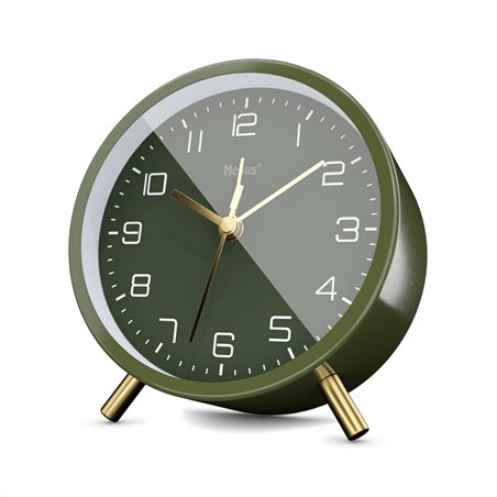 Mebus 56972 verde oliva/oro Sveglia al quarzo