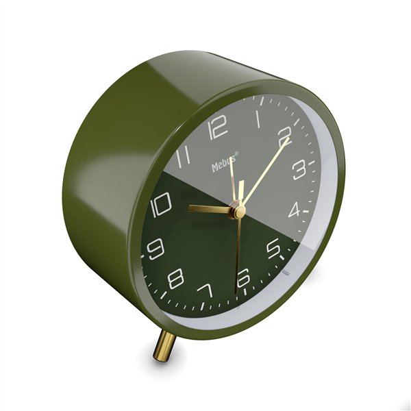 Mebus 56972 verde oliva/oro Sveglia al quarzo