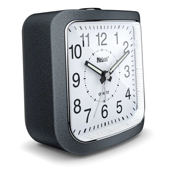Mebus 56987 grigio scuro Sveglia al quarzo