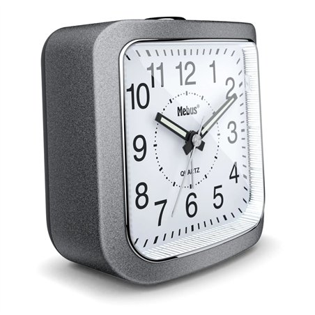 Mebus 56988 Grigio Sveglia al quarzo