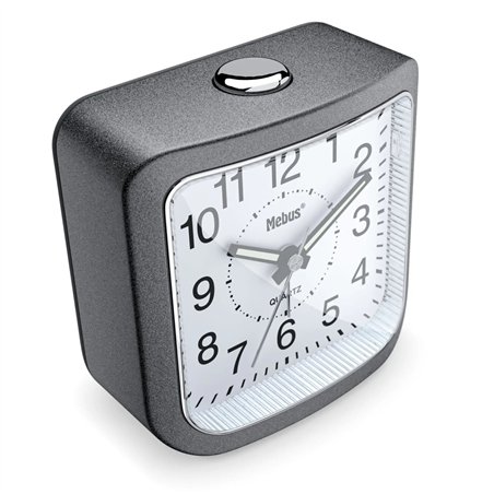 Mebus 56988 Grigio Sveglia al quarzo