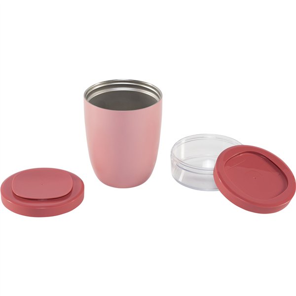 Mepal portapranzo termico Ellipse,inox,Nord.Pink,500+200ml