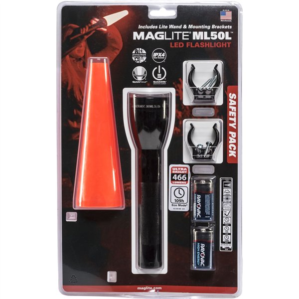 Maglite ML50 LED torcia sicurezza nero