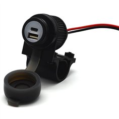 Midland motocicletta Duo USB presa 2