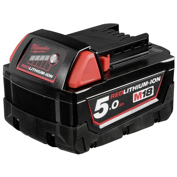 Milwaukee M18B5 18V / 5.0 Ah Li-Ion batteria di ricambio