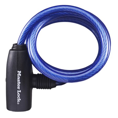 3x1 Master Lock 8mm cavo antifurto a spir.8127EURTRI