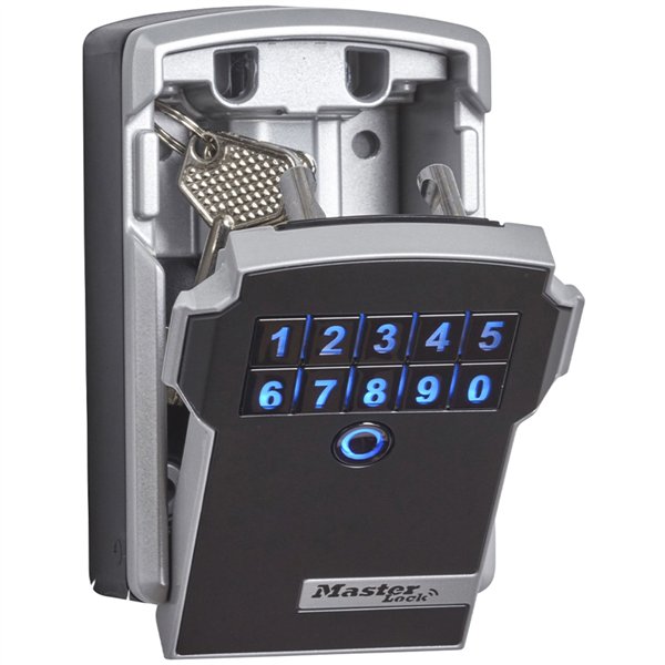 Master Lock portachiavi di sic. Bluetooth nero grigio 5441EURD