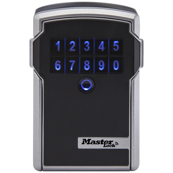 Master Lock portachiavi di sic. Bluetooth nero grigio 5441EURD