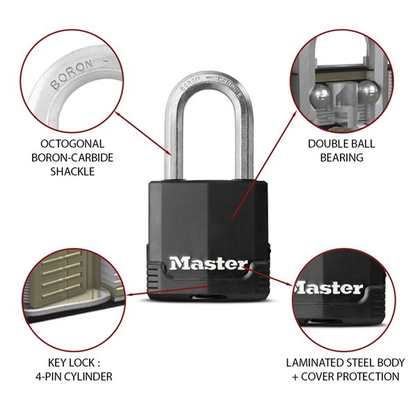 Master Lock lucchetto antiruggine  M115EURDLF